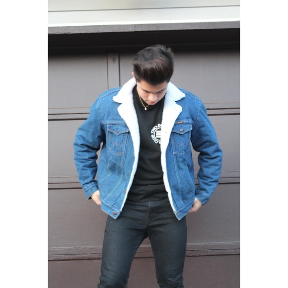 Vintage Other - *VTG* Wrangler Sherpa Denim Jacket